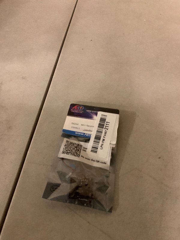 Photo 1 of 2.4G 4CH/5CH/6CH/7CH Mini Receiver Support DSM2/ DSMX Protocol Built-in Brushed/Brushless ESC Regulator (RX244)