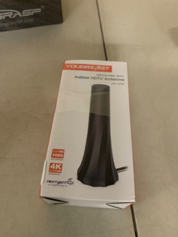 Photo 1 of 2026 Upgraded TV Antenna for Smart TV, Digital Antenna for Local Channels, 2300+ Miles Range TV Antenna Indoor with 360° Signal Strongest Booster, Supports 1080P 4K Reception HD 16.41FT Cable