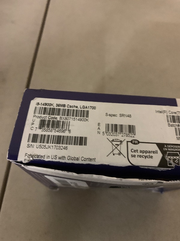 Photo 1 of Intel® Core™ i9-14900K Desktop Processor