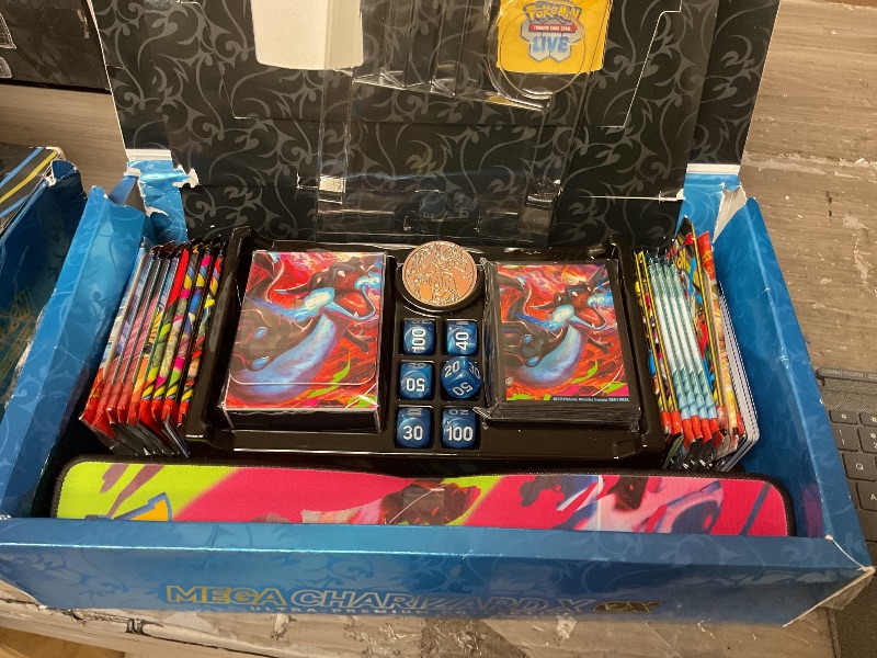 Photo 1 of Pokémon TCG: Mega Charizard X ex Ultra-Premium Collection * Open , May be missing cards *