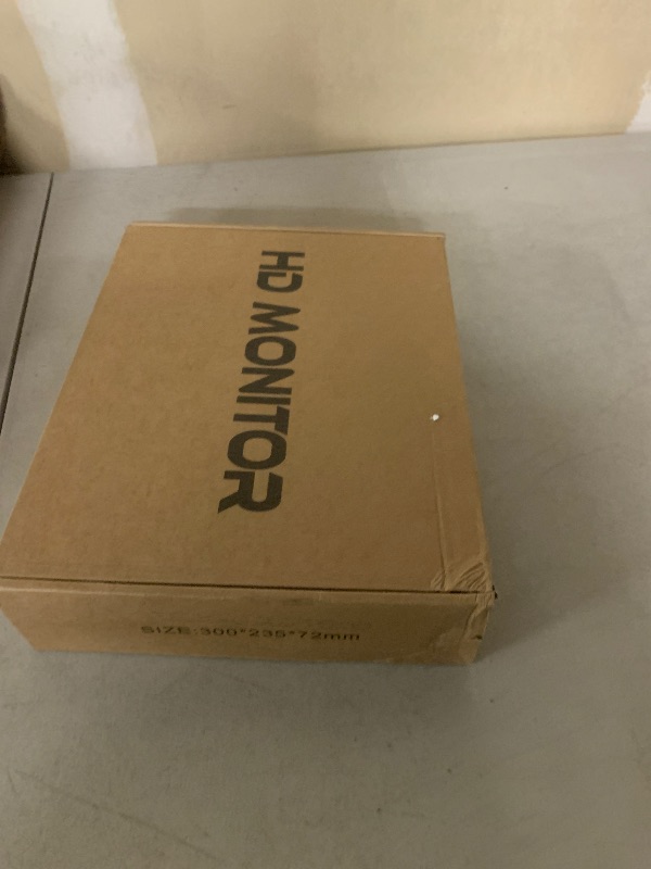 Photo 1 of JINSWY 8" Mini Security Monitor, Portable 1280x720 Metal Screen, HDMI/VGA/AV/BNC Input, Built-in Speakers & Remote, for CCTV Surveillance and Security Systems