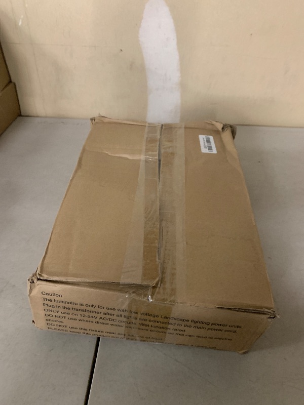 Photo 1 of SUNVIE 12 Inch LED Hardscape Lighting 2700K Soft White Retaining Wall Lights 7W LED Landscape Lighting 12-24V Low Voltage Step Lights Outdoor with Connectors Waterproof Hardscape Paver Light, 12 Pack