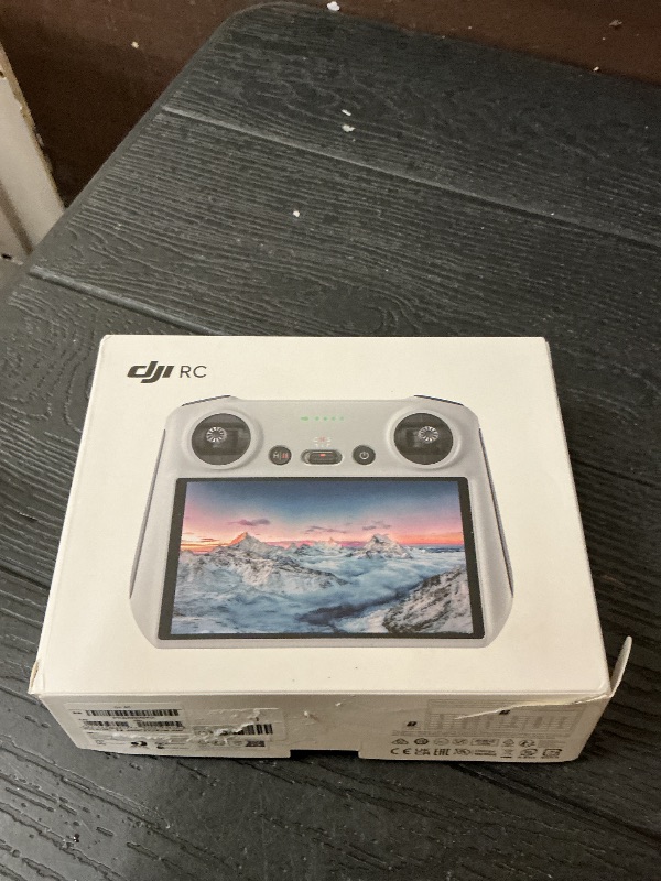 Photo 1 of DJI RC, Remote Controller with Lightweight Body, FHD Screen, 4hr Battery, Precision Control Sticks, O3+ Transmission