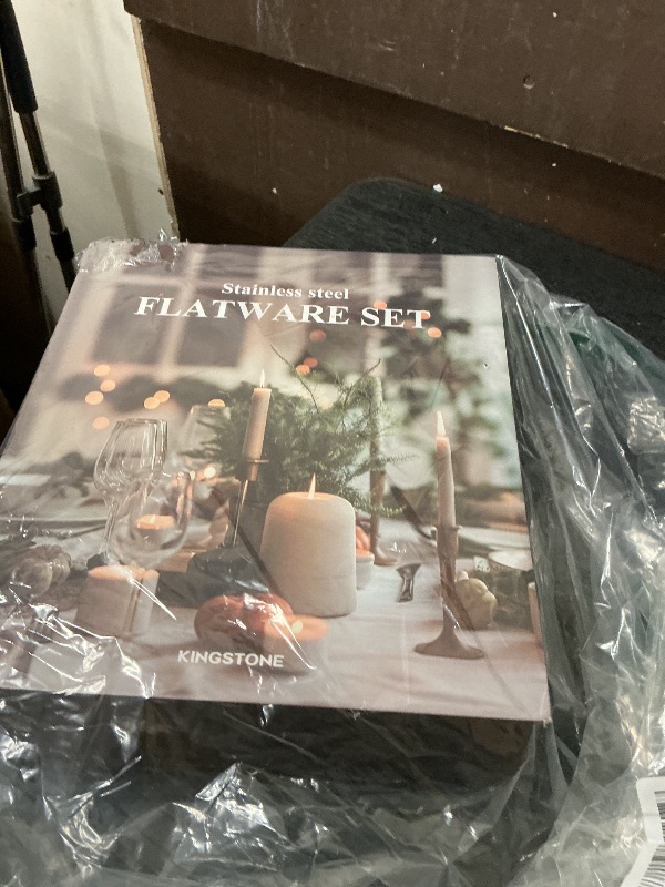 Photo 1 of Kingstone Hammered Silverware Set, 60-Piece Flatware Set for 12, 18/10 Stainless Steel Heavy Duty Cutlery Set, Mirror Polished Utensil Sets for Home, Restaurant, Wedding, Dishwasher Safe