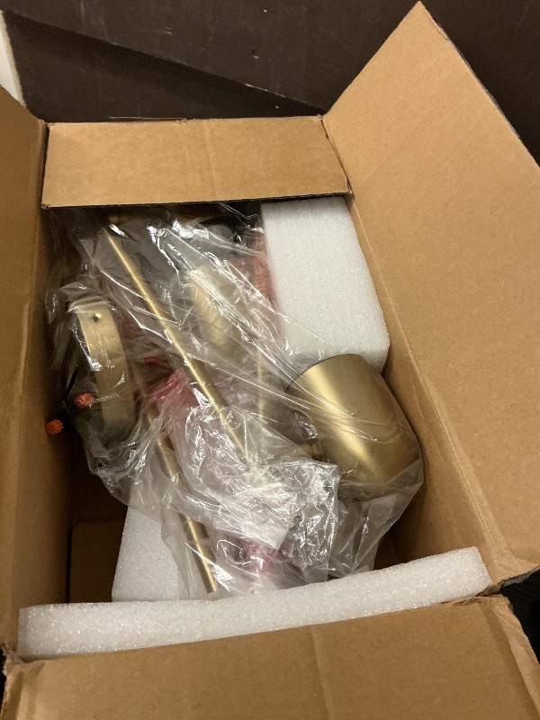 Photo 1 of FEMILA 44" Adjustable LED Track Light - 4000K Gold Ceiling Track Lighting Fixture, Rotatable | Modern Kitchen Track Lights | Versatile LED Track Lighting Kit, 4FS78TL-5 BG