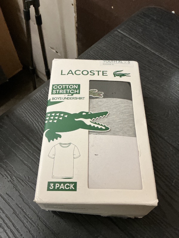 Photo 1 of Lacoste 3-Pack Undershirt youth XL 