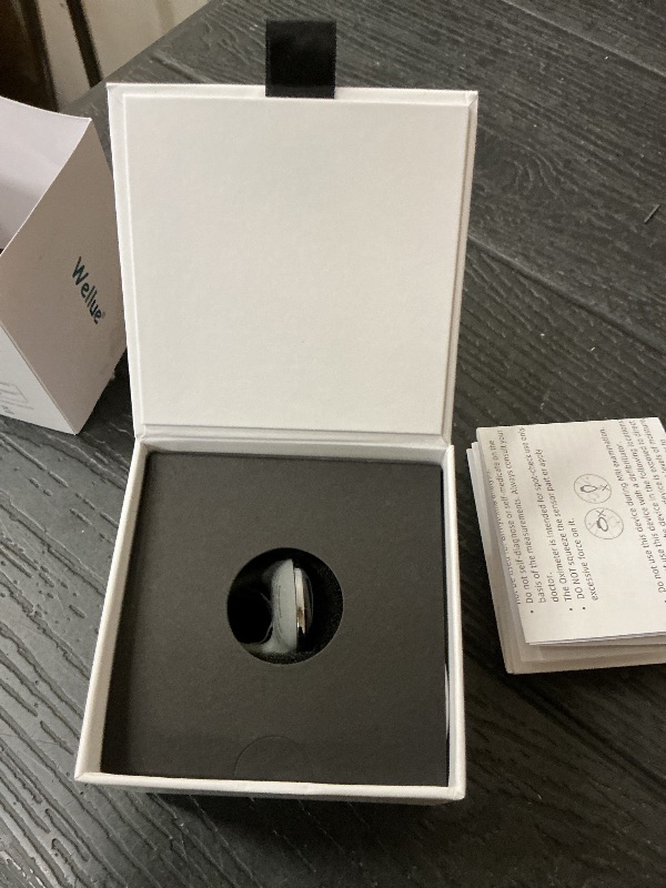 Photo 1 of Wellue O2Ring-S Oxygen Monitor with Vibration Reminder, Bluetooth Pulse Oximeter Tracks SPO2 and Pulse Rate, 24 hrs Battery Life, 4*10 Hours Built-in Memory, Rechargeable Pulse Ox with Free PC & APP