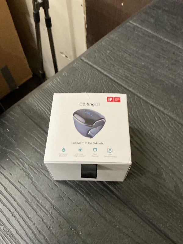 Photo 1 of Wellue O2Ring-S Oxygen Monitor with Vibration Reminder, Bluetooth Pulse Oximeter Tracks SPO2 and Pulse Rate, 24 hrs Battery Life, 4*10 Hours Built-in Memory, Rechargeable Pulse Ox with Free PC & APP