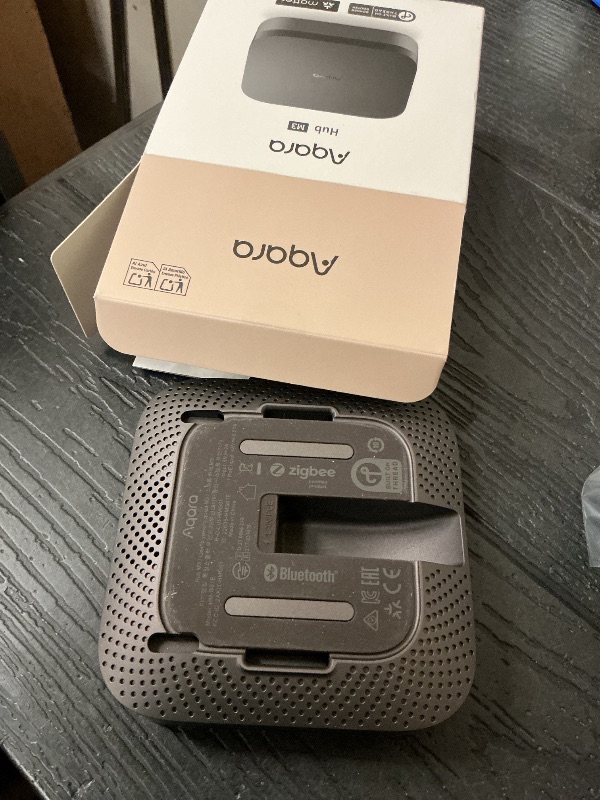 Photo 1 of Aqara Smart Home Hub M3 for Advanced Automation, Matter Controller, Thread Border Router, Features Zigbee, Bluetooth, Wi-Fi, PoE, IR, Supports Apple HomeKit, Alexa, SmartThings, Home Assistant, IFTTT