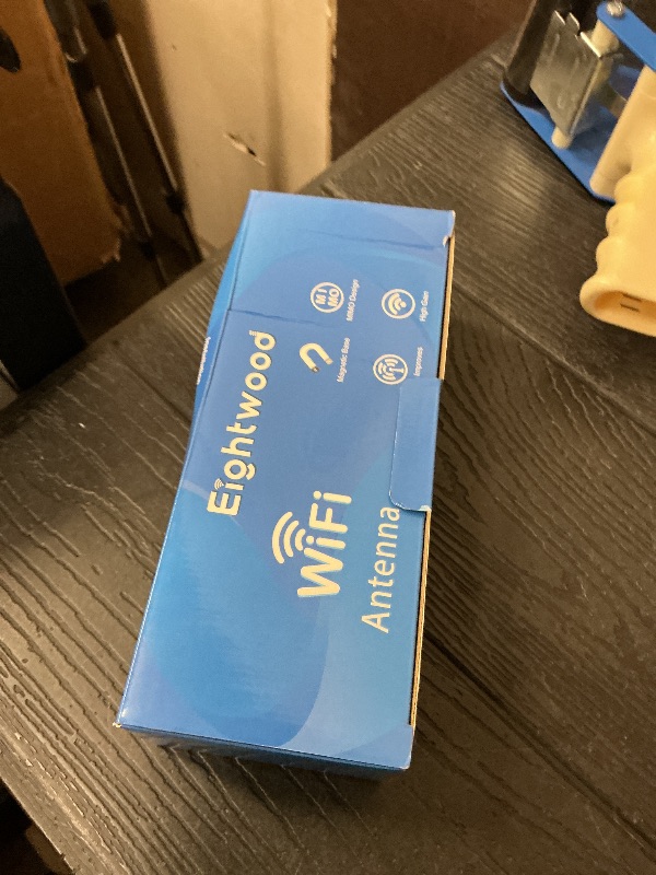 Photo 1 of Eightwood Dual Band WiFi Antenna 2.4GHz 5GHz RP-SMA WiFi Antennae with 6.5ft Extension Cable for PC Desktop Computer PCI PCIe WiFi Bluetooth Card Wireless Network Router