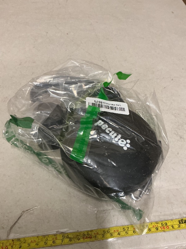 Photo 1 of 32ft Retractable Dog Leash with Reflective Strips, One-Button Control & Sturdiness Nylon Material, Long Leash Retractable with Poop Bag Holder for Medium Large Dog