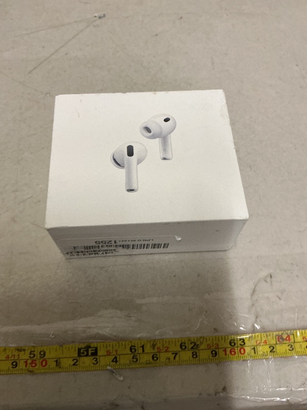 Photo 1 of Apple AirPods Pro 3 Wireless Earbuds, Active Noise Cancellation, Live Translation, Heart Rate Sensing, Hearing Aid Feature, Bluetooth Headphones, Spatial Audio, High-Fidelity Sound, USB-C Charging