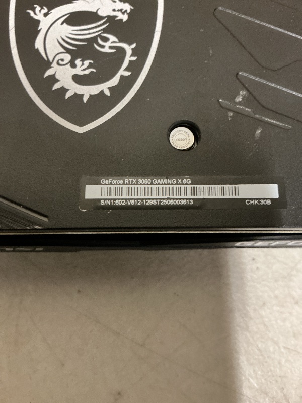 Photo 1 of Gaming RTX 3050 Gaming X 6g Graphics Card