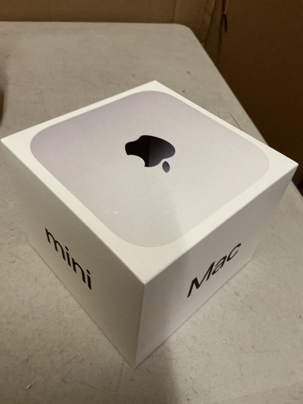Photo 1 of Apple 2024 Mac mini Desktop Computer with M4 chip with 10?core CPU and GPU: Built for Apple Intelligence, 16GB Unified Memory, 256GB SSD Storage, Gigabit Ethernet. Works with iPhone/iPad