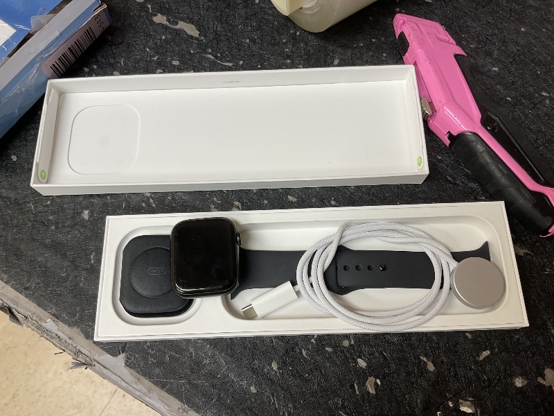 Photo 1 of Apple Watch Series 11 [GPS 46mm] Smartwatch with Jet Black Aluminum Case with Sport Band - M/L. Sleep Score, Fitness Tracker, Health Monitoring, Always-On Display, Water Resistant