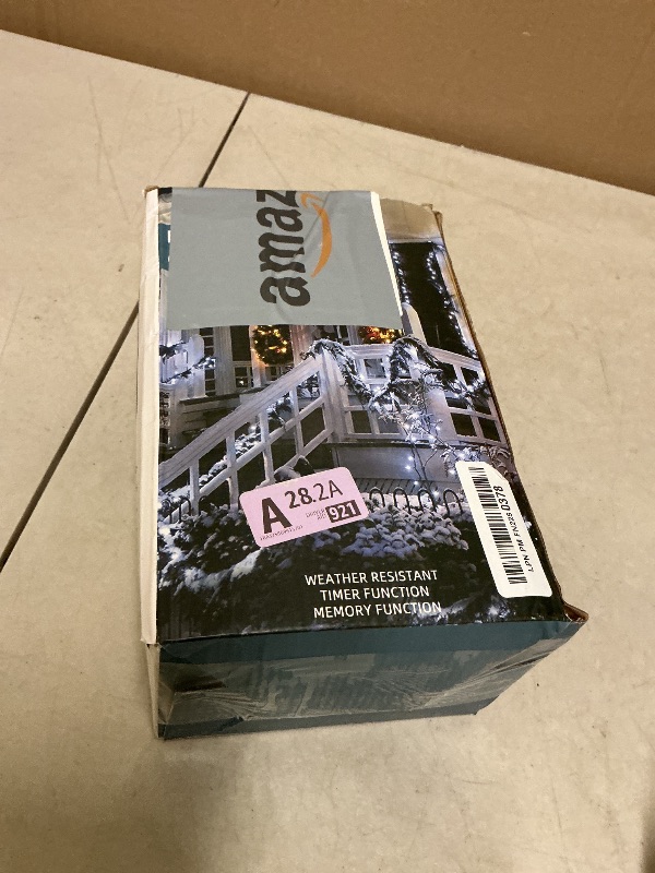 Photo 1 of 1500 LED Chrstmas Lights, 470ft Outdoor Christmas String Lights with 12 Modes, Cool White LED String Lights with Timer Dimmable Waterproof for Tree Xmas Fence Garden Wedding Party Holiday Decorations