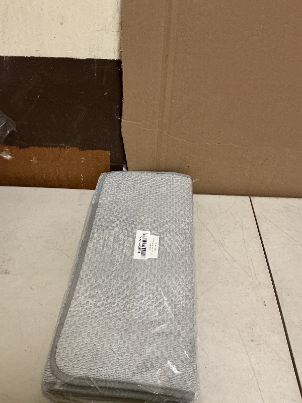 Photo 1 of 2 Pack Microfiber Dish Drying Mat,24x17" Large Size Highly Absorbent Dish Drainer Mat,Kitchen Counter Quick Dry Pads for Under Sink,Coffee Rack(Gray)