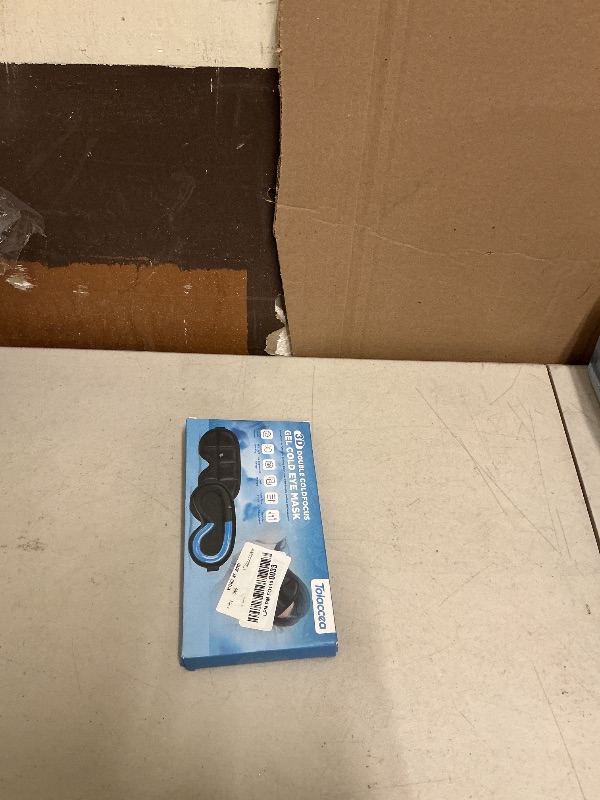 Photo 1 of 3D Cooling Sleep Mask with Double Coldfocus Gel - Frozen Cold Gel Eyes Mask with Contoured Blackout Hot & Cold Therapy for Women, Men Sleeping on Airplane Traveling for Migraine, Dry Puffy Eyes,1 Pack