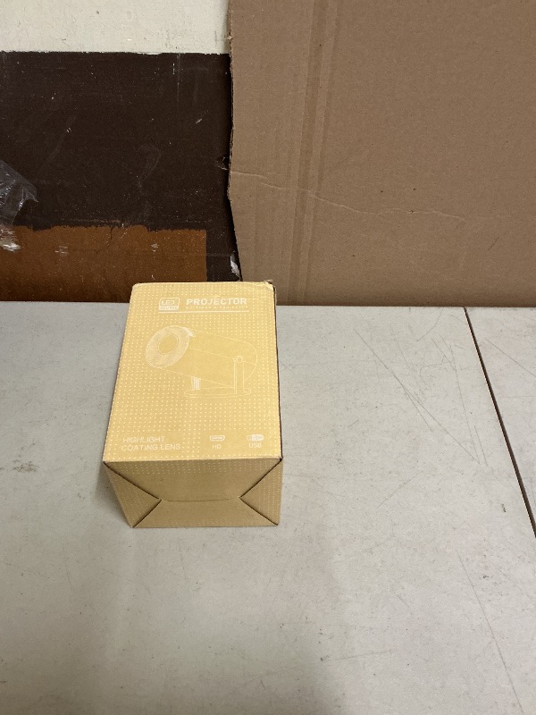 Photo 1 of Mini Projector, Support 4K 1080P Portable Projector with Dual Band WIFI6 5G Wireless 5.2 Bluetooth Android 11, 160 ANSI Lumens, 180° Rotatable, Auto Keystone Correction,35"-130" Screen Video Projector