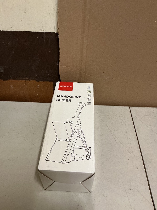 Photo 1 of OYKEFAW Safer Mandoline Slicer For Kitchen, Potato Slicer for Chips, Vegetable & Food Cutter, Thickness Adjustable 0.1-8 mm, Kitchen Faster Slice Artifact (Only Slicer)