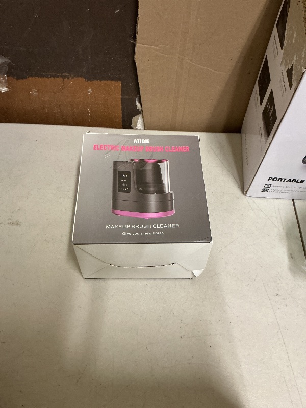 Photo 1 of 3 IN 1 Electric Makeup Brush Cleaner,Automatic Makeup Brush Cleaner with Makeup Brush Dryer,Portable USB Deep Cleaning for All Size Beauty Makeup Brush Set,Blush Brush (Grey)