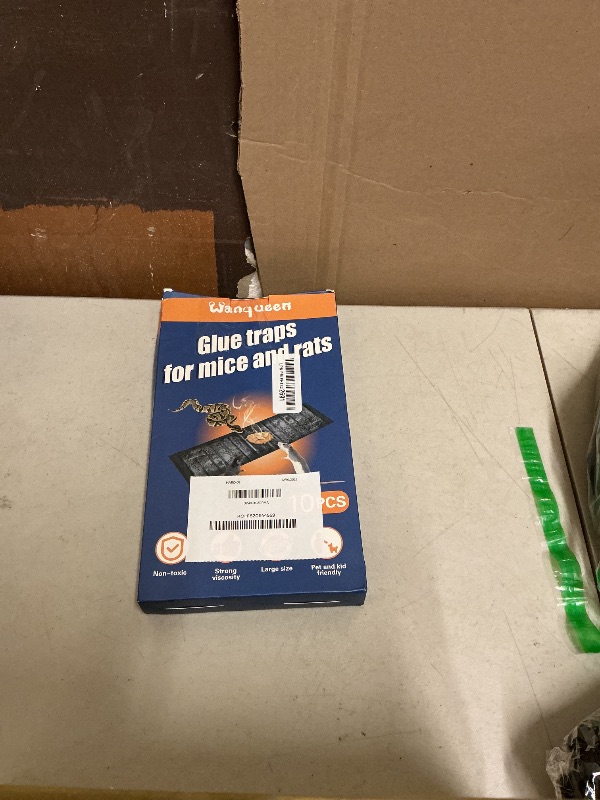 Photo 1 of 10 Pack Sticky Mouse Trap, Super Large 47.2 * 11'' Glue Traps for Mice, Peanut Taste Pheromone Rats Traps Indoor for Home, Rodent Snakes Spiders Roaches