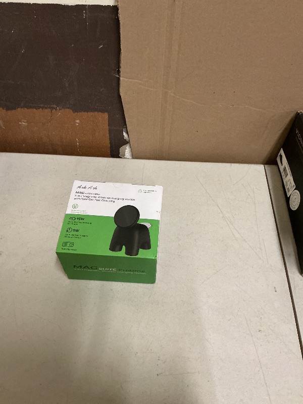 Photo 1 of 2026 Magnetic Wireless Charging Station, 15W Ultra-Fast Charger Stand for iPhone 17 16 15 14 13 12 Pro Max, 5W for Apple Watch&Airpods, 2-in-1 Foldable Charger for Home/Office/Travel(with 30W Adapter)