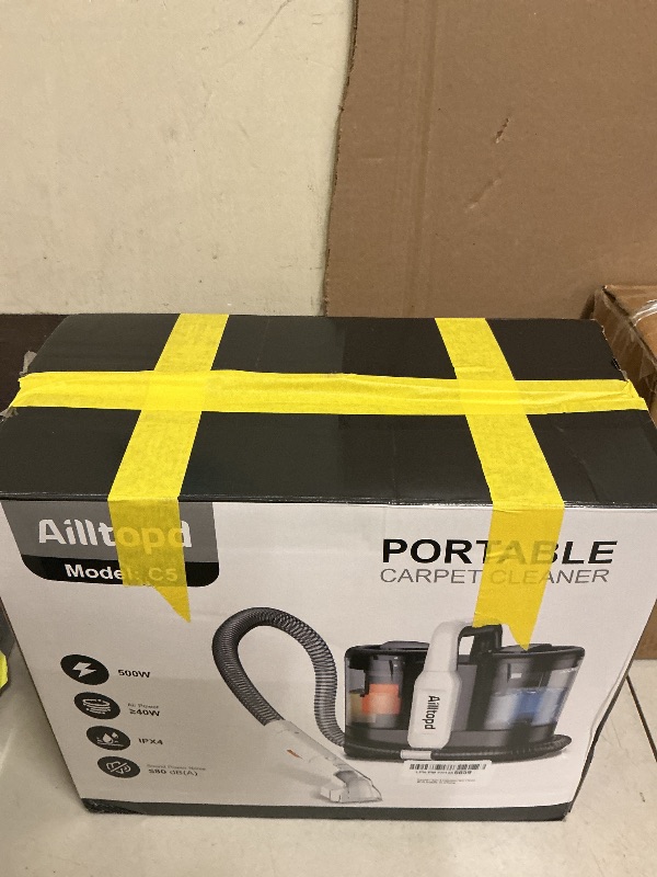 Photo 1 of Ailltopd 15Kpa Portable Carpet and Upholstery Cleaner Machine