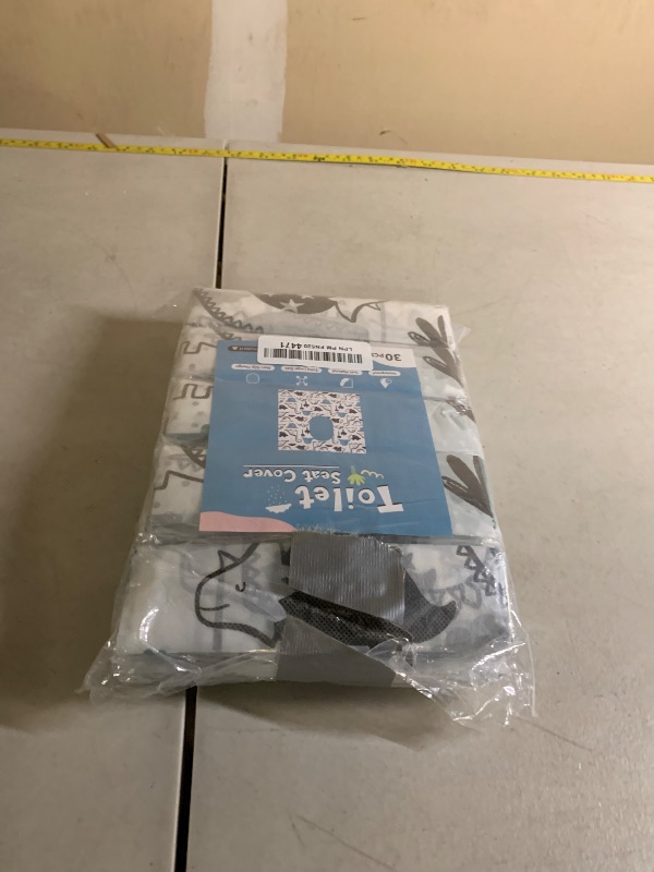 Photo 1 of 30 Pack Toilet Seat Covers Disposable, Large Waterproof Potty Covers for Toddlers, Kids, and Adults, Individually Wrapped for Travel, Toddler Potty Training for Public Restroom, Airplane, Trip