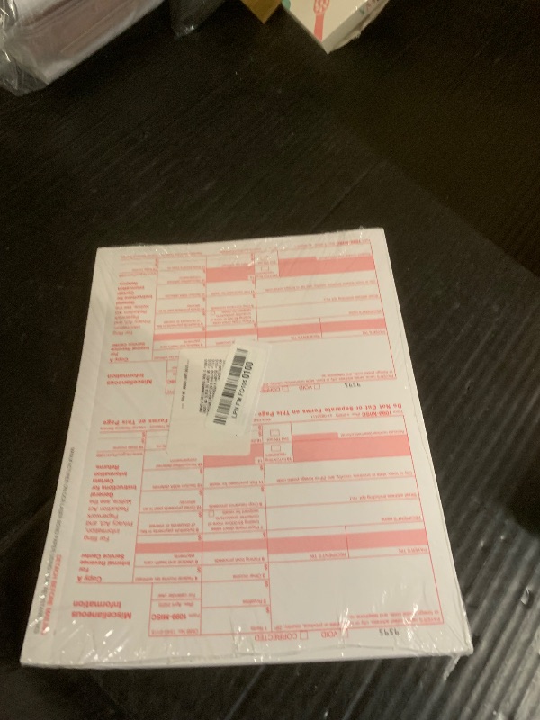 Photo 1 of 1099 MISC Forms 2025 Laser Tax Forms 4 Part Kit for 25 Individuals - Designed for QuickBooks and Accounting Software 1099 Misc 2025