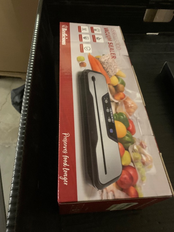 Photo 1 of Automatic Food Vacuum Sealer Machine, Beelicious 8-In-1 Food Vacuum Saver with Starter Kits, Pulse Function, Moist & Dry Mode and External VAC for Jars and Containers, Stainless Steel