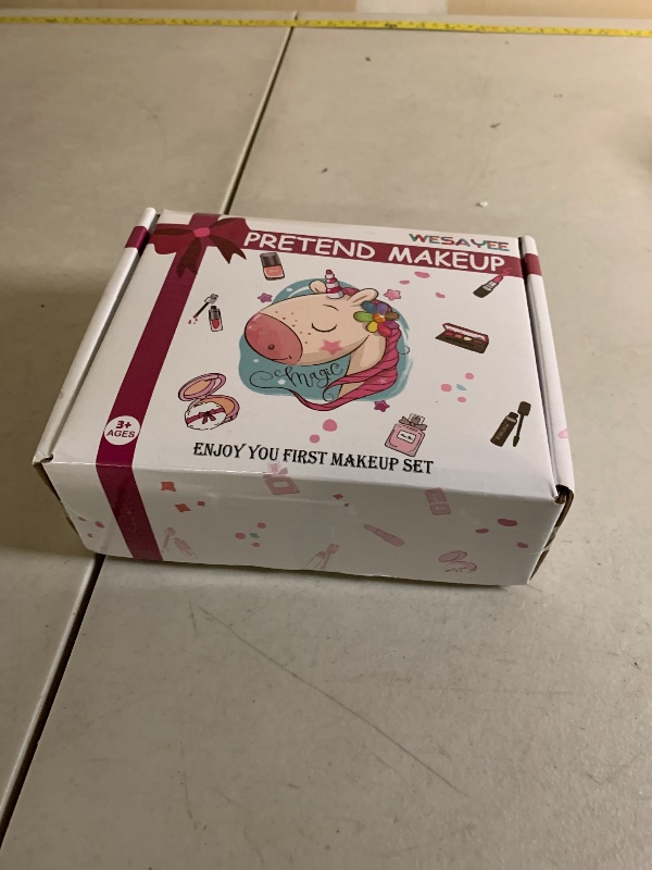 Photo 1 of Pretend Makeup Kit for Toddlers Girls, Play Makeup Set for Kids 3-5, Unicorn Toy Purse with Fake Make up for Little Girls 4-6, Gifts for 3 4 5 6 7 8 Year Old