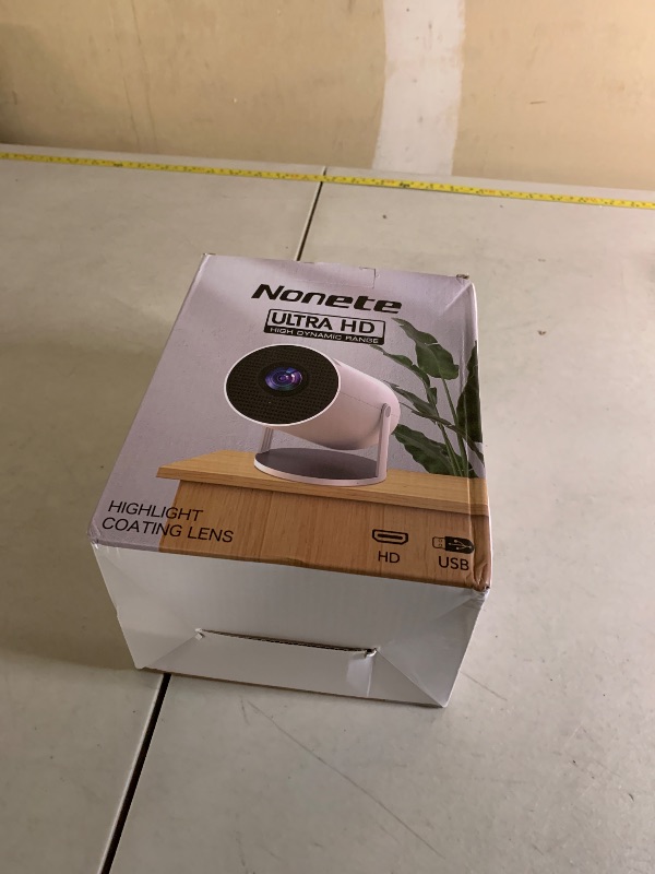 Photo 1 of [2026 Upgraded] Mini Projector Support 4K 1080P FHD Auto Keystone 270° Rotatable with WiFi 6 and Bluetooth 5.2 Projector Portable Compatibile with HDMI/TV Stick/Memory Stick/Laptop,White