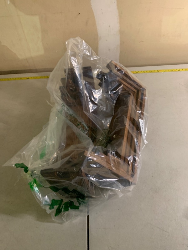 Photo 1 of 2 Set Wooden Tiered Risers Display Stands for Vendor Events,Stackable Wooden Cupcake Display Stand,Farmhouse Decor Wood Dessert Table Display Set,Vendor Booth Display Items,Food Display Risers for Party?12-11.2-10.4-9.6IN?