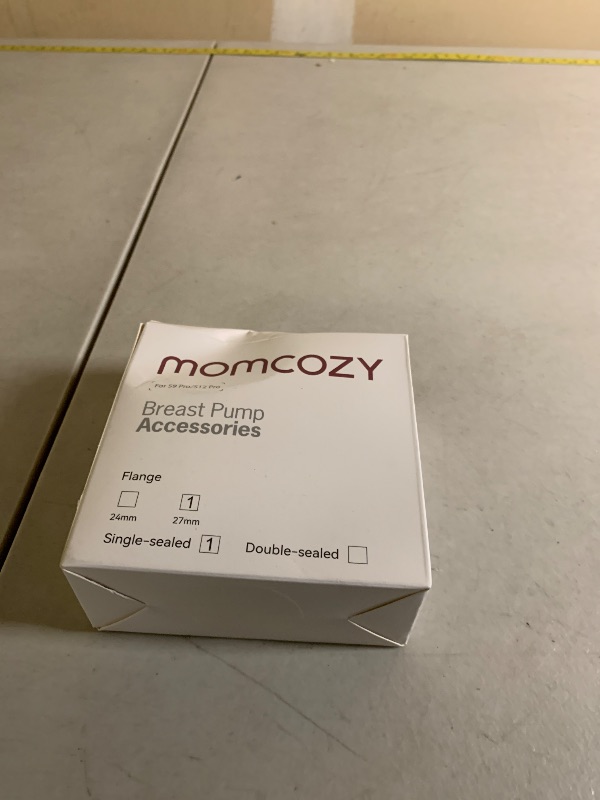 Photo 1 of Momcozy Original S9 Pro/S12 Pro Replacement Accessories, Only Compatible with Momcozy S9 Pro/S12 Pro Breast Pump NOT for S9/S12(27mm Single-Sealed Flange,1 Pack)
