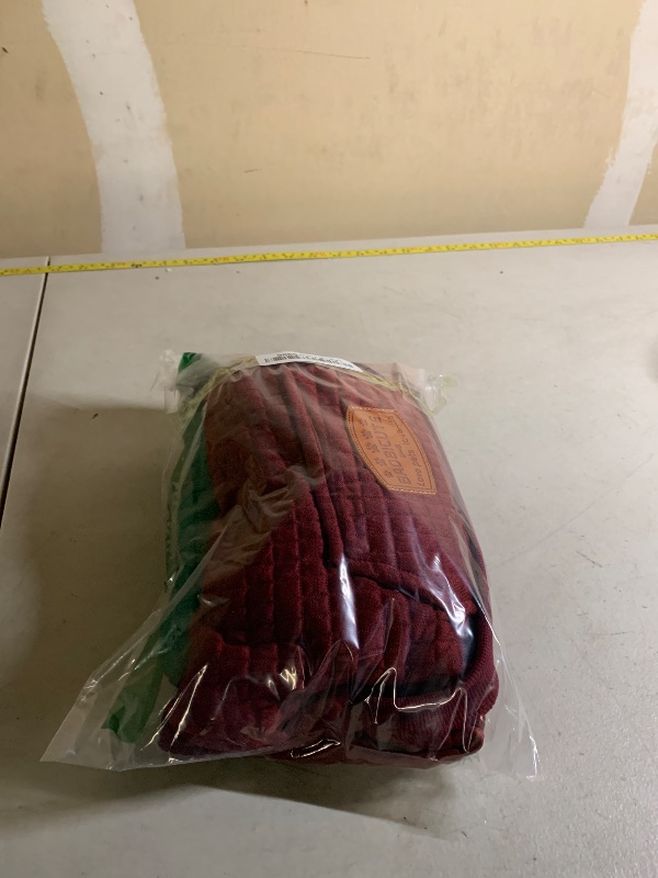 Photo 1 of 2 Pack Dog Hoodie Sweaters for Small Medium Dogs Warm Dog Clothes for Large Dogs Soft Waffle-Like Laminated Sweatshirt Bulldog (Dark Green+Wine Red, L (Back: 19",Chest: 28", Neck: 17.5"))