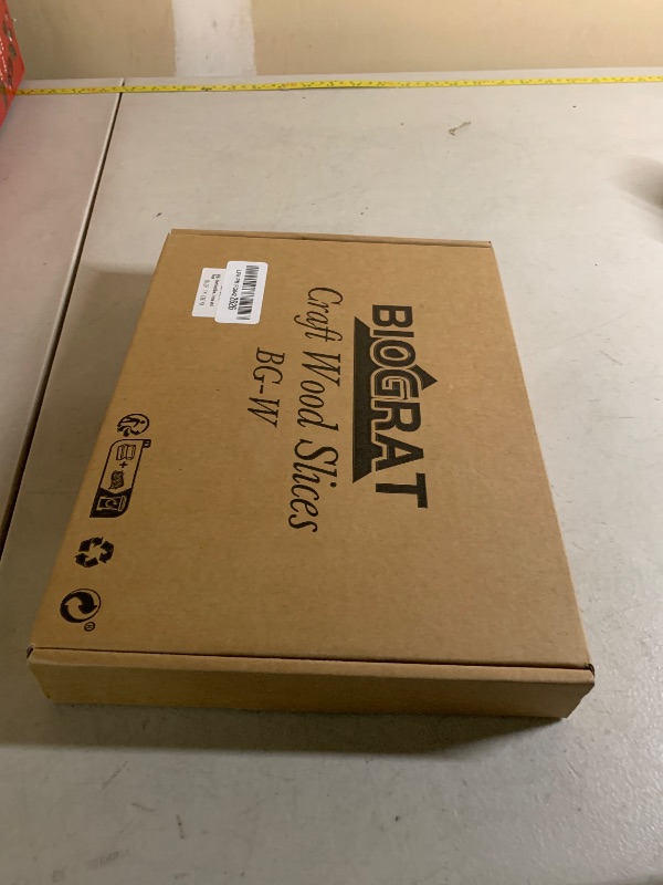 Photo 1 of 3 Inch Wood Slices Wooden Discs for Crafts with Holes,with 2 Ropes, 2.8-3.1 inches