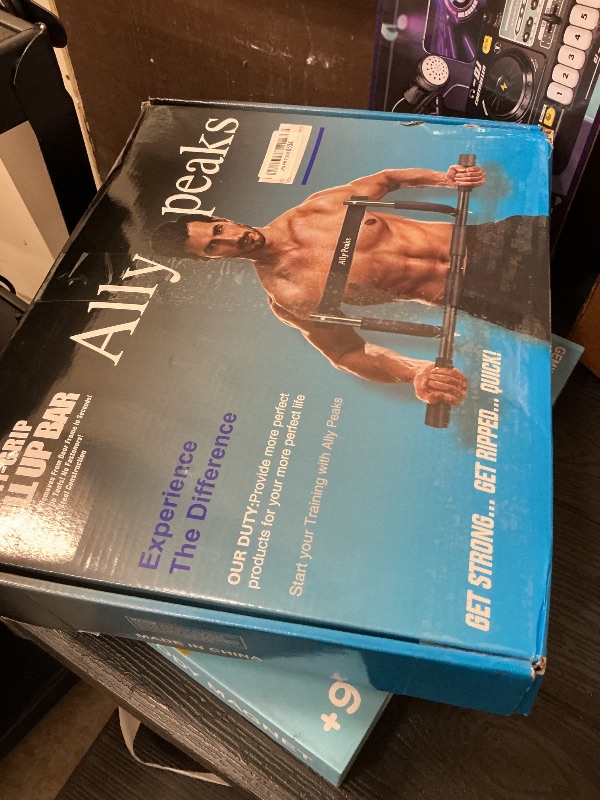 Photo 1 of **INCOMPLETE** ALLY PEAKS Pull Up Bar Thickened Steel Pipe Super Heavy Duty Steel Frame Upper Workout Bar| Multi-Grip Strength for Doorway | Indoor Chin-Up Bar Fitness Trainer for Home Gym Portable (silver2)