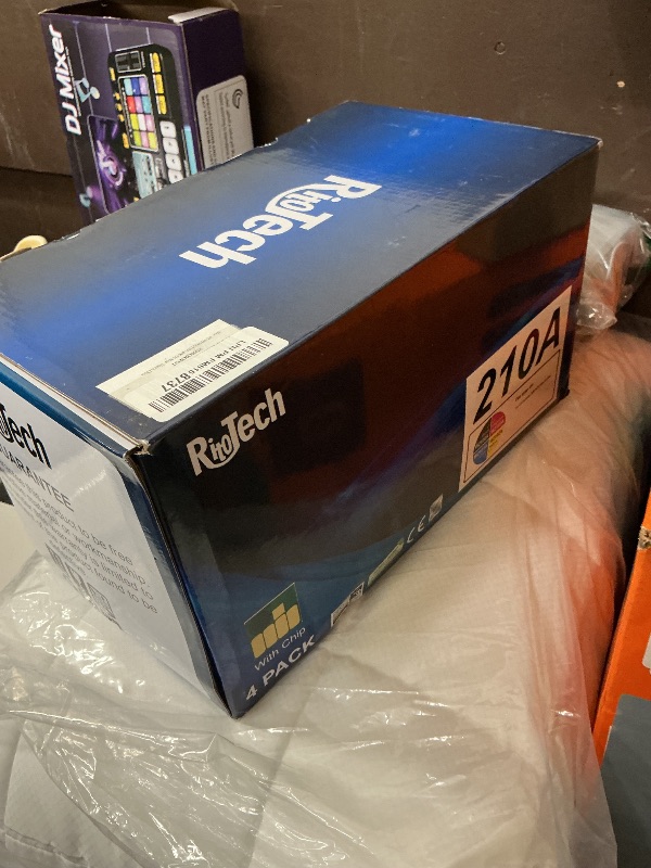 Photo 1 of RitoTech 210A Toner Cartridges,with Chip Compatible for HP 210A 210X W2100A for HP Color LaserJet Pro MFP 4301fdw 4301fdn Pro 4201dw 4201dn Series Printer Ink No Fading,No Streak, 4 Pack