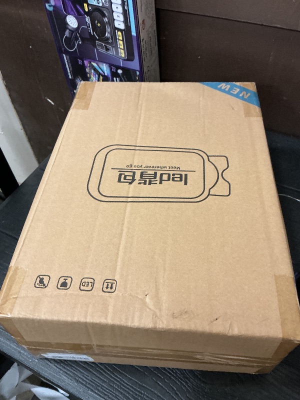 Photo 1 of Laptop Backpack with Programmable Screen, App Control Led Laptop Backpack, Waterproof Led Bag, Travel, Motorcycle Backpack, Unique Gift for Men or Women,17 Inch Laptop (Pink)