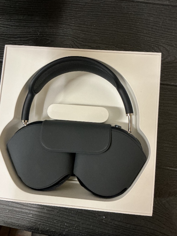 Photo 1 of Apple AirPods Max Wireless Over-Ear Headphones, Pro-Level Active Noise Cancellation, Transparency Mode, Personalized Spatial Audio, USB-C Charging, Bluetooth Headphones for iPhone - Midnight