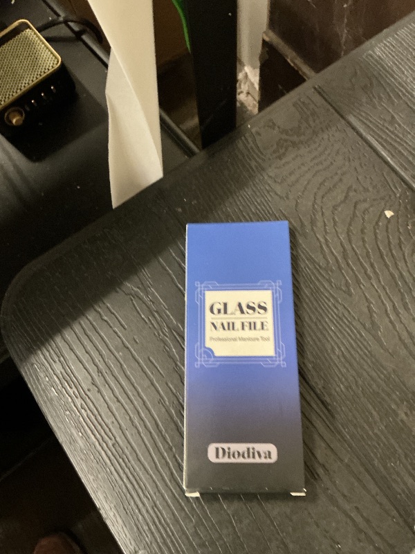 Photo 1 of 2-Pack Glass Nail File 2mm Thickness Crystal Files with Case Fingernail File for Nature Nails Double-Sided Etched Czech Glass Files for Travel Fine Grit Nail Filer Gifts Package Stocking Stuffers