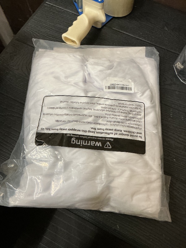 Photo 1 of 10FTx12FT White Wrinkle-Free Wedding Backdrop Curtain -Silky Washable White Polyester Drapes for Baby Showers, Birthday Parties, Photography, and Wedding Receptions-2 Panels 5FTx12FT