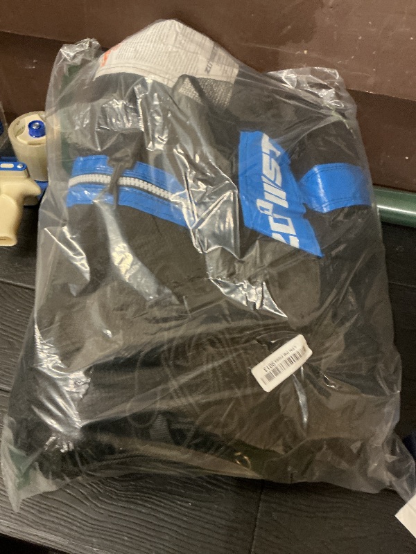 Photo 1 of 12 FT Trampoline Replacement Safety Enclosure Net for 6 Straight Poles Round Frame Trampolines, Breathable and Weather-Resistant with Adjustable Straps(NET ONLY)