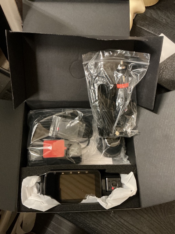 Photo 1 of 360° 2K Dash Cam Front and Rear Inside,4 Channel 3inch IPS Touchscreen 2K Dash Cam Front and 3x1080P Rear Inside Left Right,24/7 Recording Built-in WiFi,Loop Recording,G-Sensor,64G TF