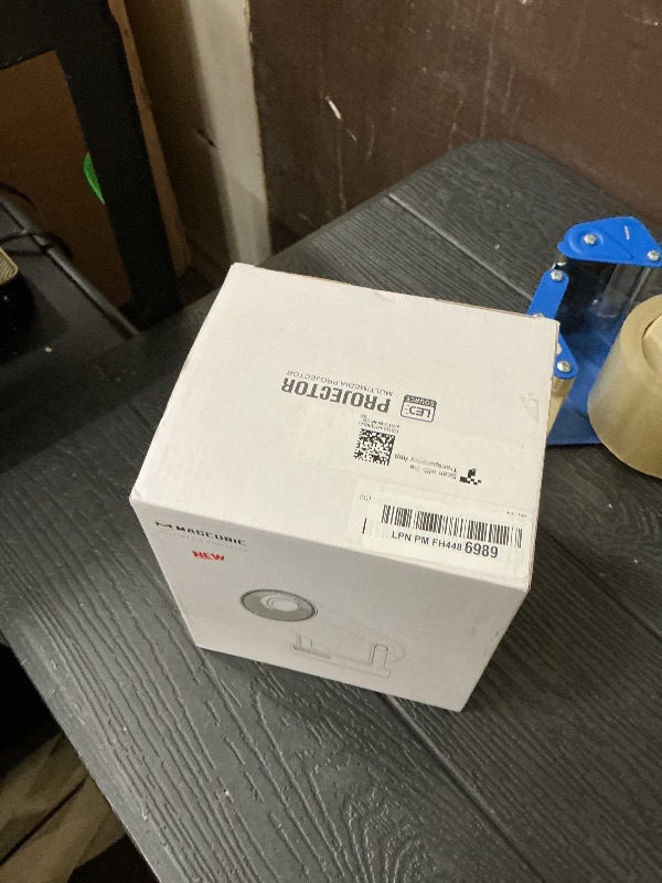 Photo 1 of ?Electric Focus?Magcubic Mini Projector 4K Support, Portable Projector with WiFi 6 and Bluetooth 5.4, Smart Proyector, 5W Soundbase Speaker, 180°Rotation for Home Theater