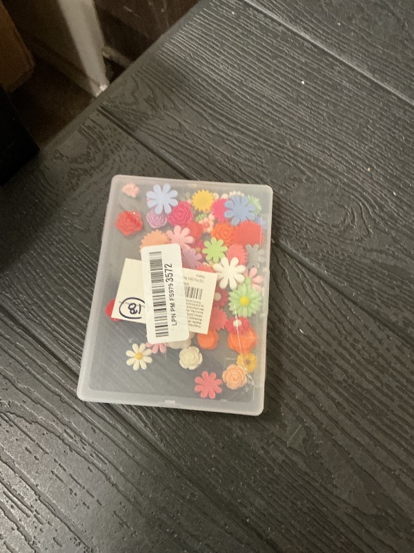 Photo 1 of 120 Pcs Mini Resin Flowers for Crafts, Cute Small Tiny Flatback Resin Flower Slime Charms Bulk for Scrapbooking DIY Dollhouse Micro Landscape Kawaii Fairy Garden Accessories Miniature Things Decor