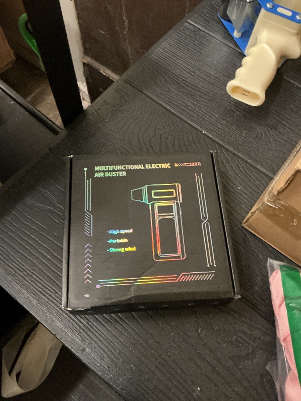 Photo 1 of 1-Second Turbo Blast — Compressed Air Duster 200,000RPM - Powerful Cordless Electric Air Blower with LED Light, 4-Speed Adjustable, Rechargeable Dust Cleaner for PC, Car?Home Canned Air Alternative