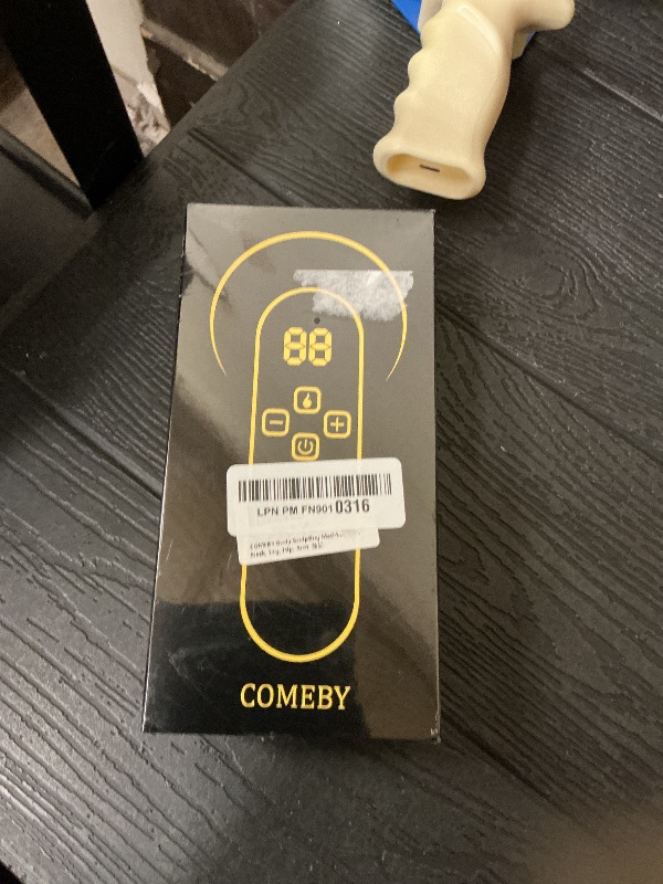 Photo 1 of COMEBY Body Sculpting Machine - Professional Handheld Cordless Cellulite Massager - Suitable for Belly, Neck, Legs, Hip, Arms (White)