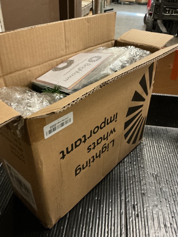 Photo 1 of 24 Inch Prelit Christmas Wreath for Front Door, Battery Operated LED Christmas Wreath with Pine Needles Branches Hari Leaves Red Berry Pine Cones, Lighted Wreath Wall Windows Decoration